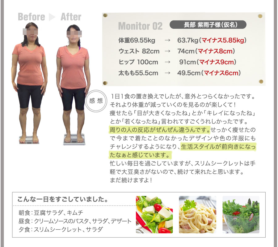 ダイエット食品　スリムシークレット　プロテインダイエット